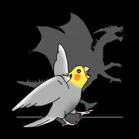 dragon cockatiel - design