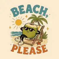 Beach, Please - design