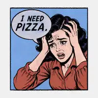 I need pizza - design