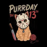 Purrday the 13th - design