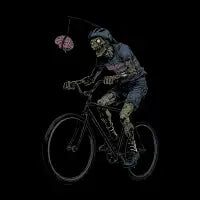 Zombie Cyclist - design