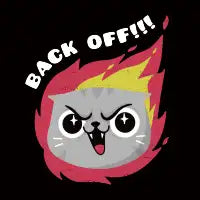 Antisocial Cat - Back Off!!! - design