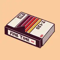 FINE TIME VHS T-Shirt - design