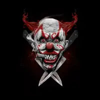 angry clown - design