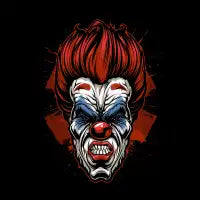 Evil clown - design