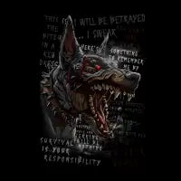 Evil cyber dog - design