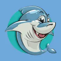 Funny shark - design