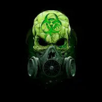 skull biohazard - design