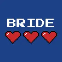 Bride Pixel Hearts - design