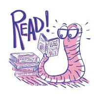 Mr. Book Worm loves a good book! - design