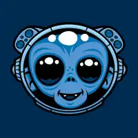 Cute Astronaut Monkey In Space - design