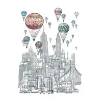 Voyages Over New York - design