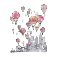 Voyages Over Santa Monica - design