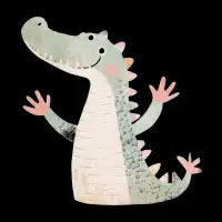 Friendly Gator - design