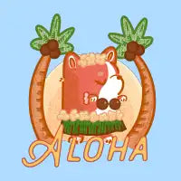 Aloha Corgi - design
