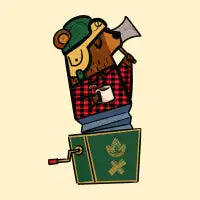 Lumbearjack in the Box - design