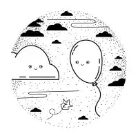 Cloud <3 Balloon - design