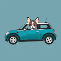Dog and Car CHIHUAHUA - design