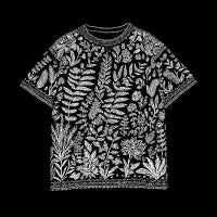 Botanical Floral Pattern Shirt - design