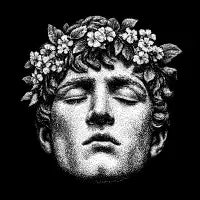 Classical Bust Flower Crown - design