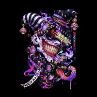 cyberpunk monster joker - design