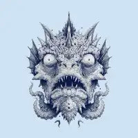 Deep Sea Monster Graphic Tee - design