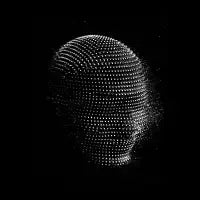 Dotted Digital Head - design