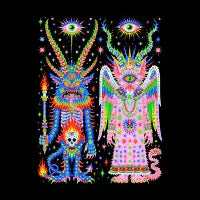 Good and Evil Cosmic Creatures - design