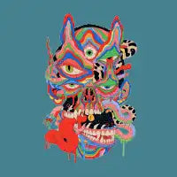 Psychedelic Third Eye Skull - design
