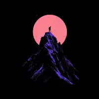 Purple Mountain Moon - design