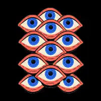 Stacked Blue Eyes - design
