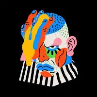 Surreal Hand Face - design