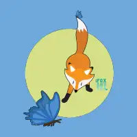 FoxAndTea_chasing butterflies - design