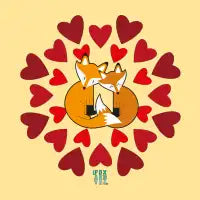 FoxAndTea_ Hearts - design