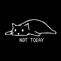 Not Today (Black Variant) - design