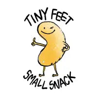 Tiny Feet, Small Snack - design