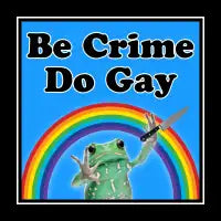 Be Crime Do Gay - design
