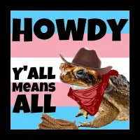 Howdy Trans Flag - design