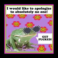 I would like to apologize to absolutely no one. - design