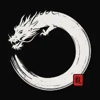 Japanese Dragon Enso Circle - design