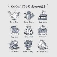 Know Your Animals - design