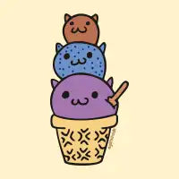 Cat-faced Gelato - design