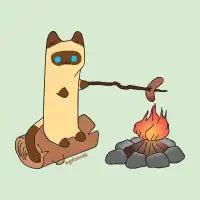 Sausage eats sausage - design