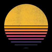 Retro Synthwave Sunset - design