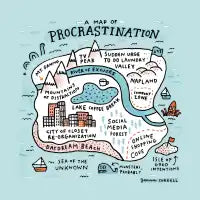 A Map of Procrastination - design