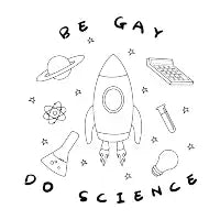 Be Gay Do Science (Dark) - design