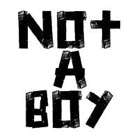 Not A Boy Tape, Black - design