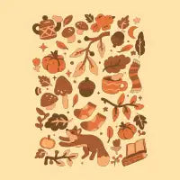 Cozy Autumn Pattern - design