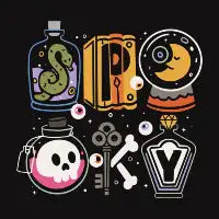 Spooky Magic Things - design
