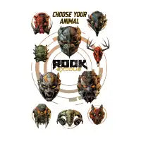 Rook Exodus: Choose Your Animal Black Logo - design